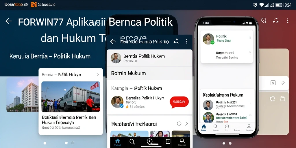 Tampilan antarmuka FORWIN77 yang informatif dan menarik.